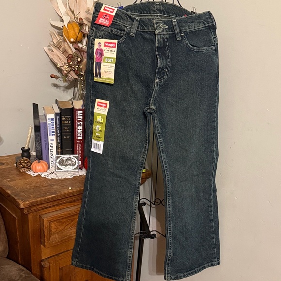 Boys Wrangler Boot Cut Jeans - Picture 1 of 4
